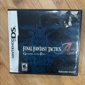 Nintendo DS Final Fantasy Tactics A2 - Blue and Black